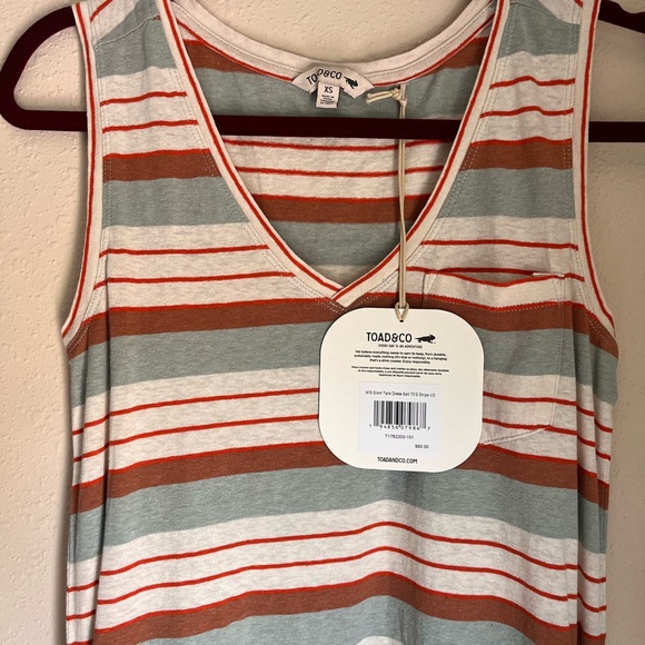 Toad&Co Grom Tank Dress :: Small :: 70’s stripe - Picture 3 of 12